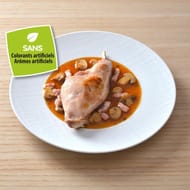Cuisse de lapin chasseur mitonnée à l'échalote