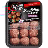 Boulettes au boeuf nature x15 375g Tendre & Plus