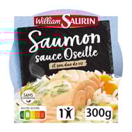 William saurin saumon sauce oseille et son riz pilaf - assiette micro-ondes 300g