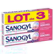 Sanogyl dentifrice soin gencives 3x75ml