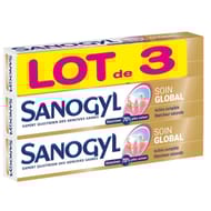 Sanogyl dentifrice soin global+ blancheur 3x75ml