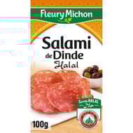 Fleury michon salami de dinde halal 100g
