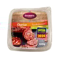Gourmets de l'Artois chorizo tranché finement 100g