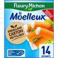 Fleury Michon 14 bâtonnets surimi moelleux 210g