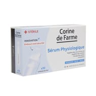 Corine de farme serum physiologique embout sécurité x30 doses -150ml