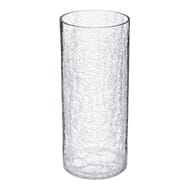 Vase cylindre craquelé d13xh30