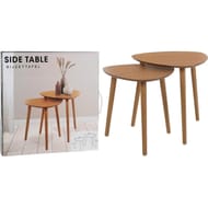 Set 2 tables gigogne naturel