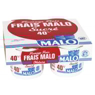 Malo fromage frais sucré 6.5% MG 4x100g