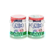 Le Petit Basque lait brebis emprésuré sucré à la vanille 2x125g