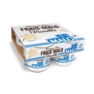 Malo fromage frais vanille 6.5% MG 4x100g