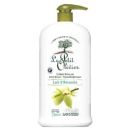 Le petit olivier crème douche extra douce lait d'amande 750ml