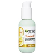 Garnier skinactive sérum crème 2en1 booster d'éclat vitam c fps25 50ml