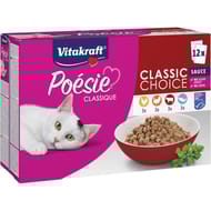 Vitakraft multipack clas sauce viande & poisson 12x85g - 1020 g