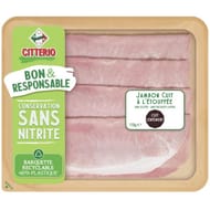 Citterio bon et responsable jambon cuit 110g