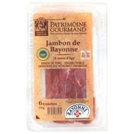 Patrimoine gourmand jambon de Bayonne 14 mois 6 tranches 120g
