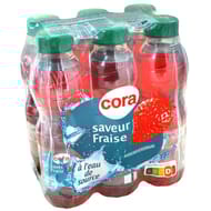 Cora boisson à l'eau de source saveur fraise 6x50cl