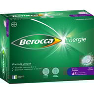 Berocca energie cassis effervescent comprimés x45