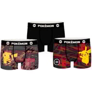 Lot de 3 boxers microfibres garçon Pokemon Freegun POKEMON 8\10 ANS
