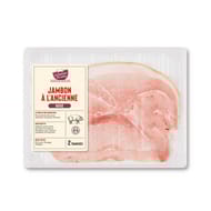 Jambon à l'ancienne boisé 2 tranches 130g domaine picard