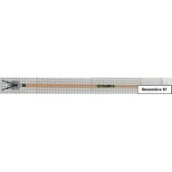Cora griffe 3 dents renforcées emmanchée 140cm