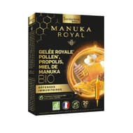 Santarome Gelee royale propolis pollen miel de manuka bio ampoules x20