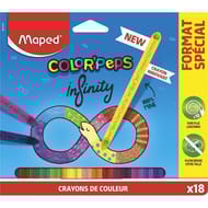 Maped crayons colorpeps infinity x18 format spécial