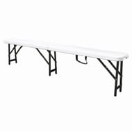 Banc d'appoint en résine pliable