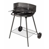 Barbecue athenes en fonte sur chariot