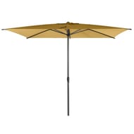 Parasol loompa 2x3 mètres coloris moutarde