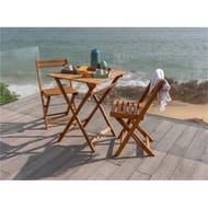 Set bistro carre pour 2 personnes