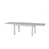 Table piazza extensible aluminium 12 places argile
