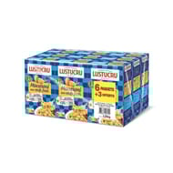 Lustucru pâtes aux oeufs macaroni 250g lot de 6 + 3 paquets offerts