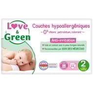Love & green couche hypoallergeniques t2 x44