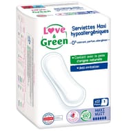 Love & Green Serviettes maxi nuit x12