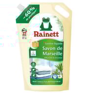 Rainett lessive liquide ecolabel savon de marseille recharge 32 lavages 1.6l