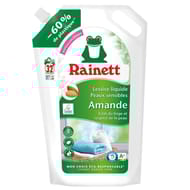 Rainett lessive liquide peaux sensibles ecolabel amande recharge 1.6l