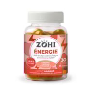 Zohi complément alimentaire énergie goût ananas ss x30 gummies--90g