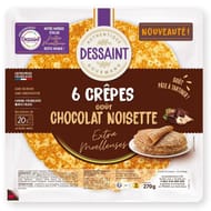 Dessaint crêpes chocolat noisette x6 270g