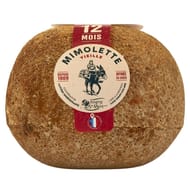 Mimolette vieille française label rouge 12 mois d'affinage au lait pasteurisé Isigny Ste Mère