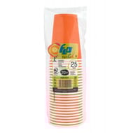 Gobelets 20cl x25 orange