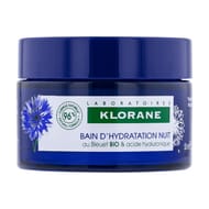 Klorane bleuet bio bain d'hydratation nuit 50ml
