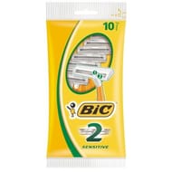 Bic rasoir jetable masculin 2 lames sensitive x 10