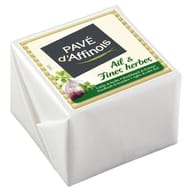 Pavé d'affinois ail & fines herbes 150g  lait pasteurisé