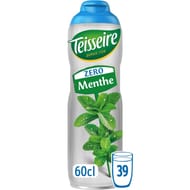 Teisseire zero menthe 60cl