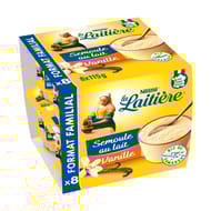 La Laitière semoule au lait saveur vanille 8x115g