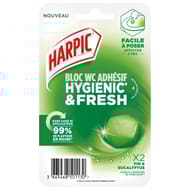 Harpic bloc wc hygienic&fresh pin et eucalyptus x2