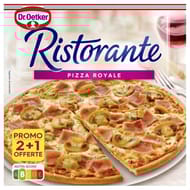 Dr oetker pizza ristorante royale jambon champignons 2+1 1050g