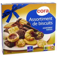 Cora assortiments biscuits 250g