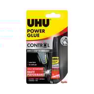 Uhu colle power glue ultra rapide control 3gr