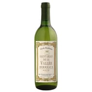 Bordeaux blanc sec st jean de la vallée 75 cl 12%